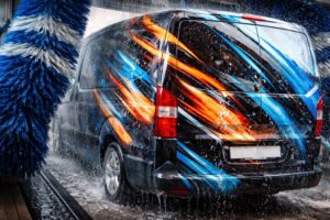 Fahrzeugbeschriftung Waschanlage