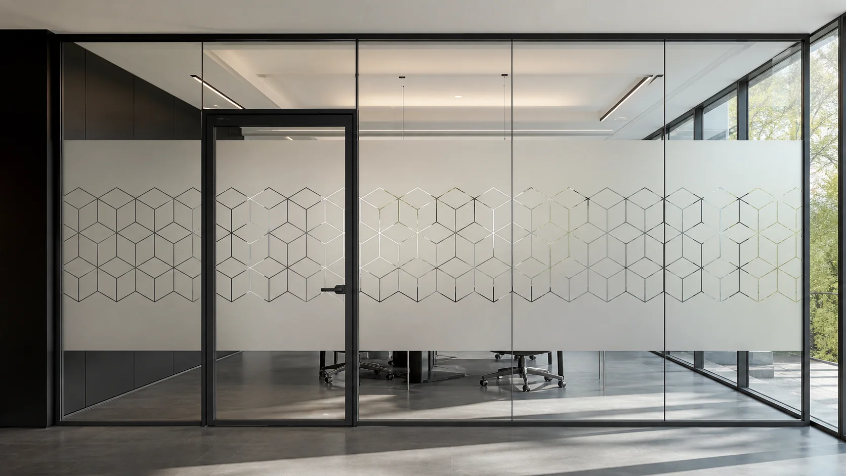 Präzises geometrisches Dekor