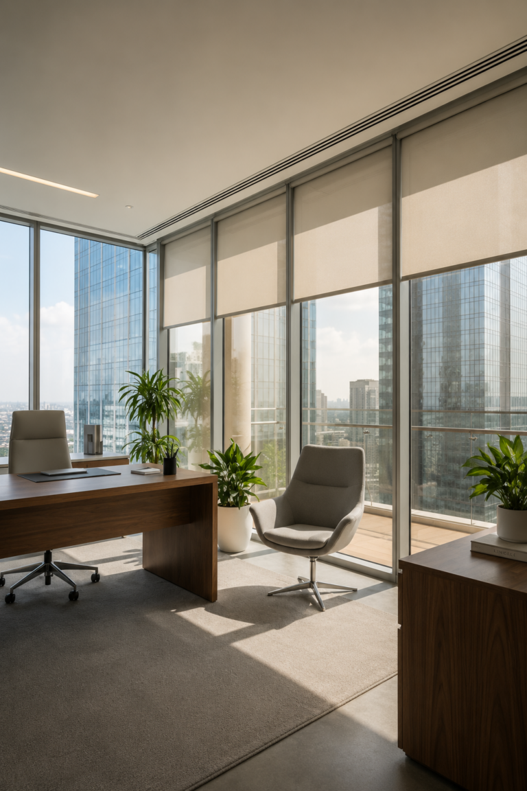 Sonnenschutzfolie Büro